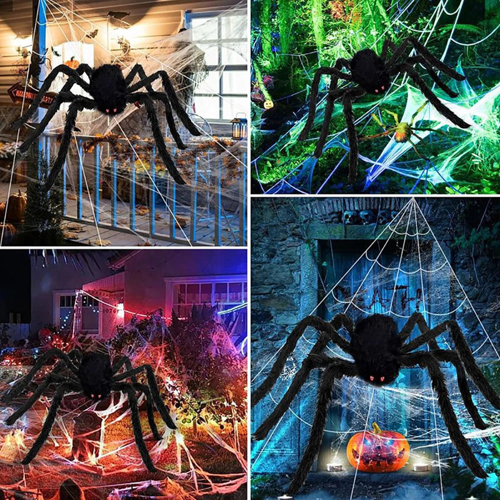 Grande toile d'araignée triangulaire 5 m – Halloween