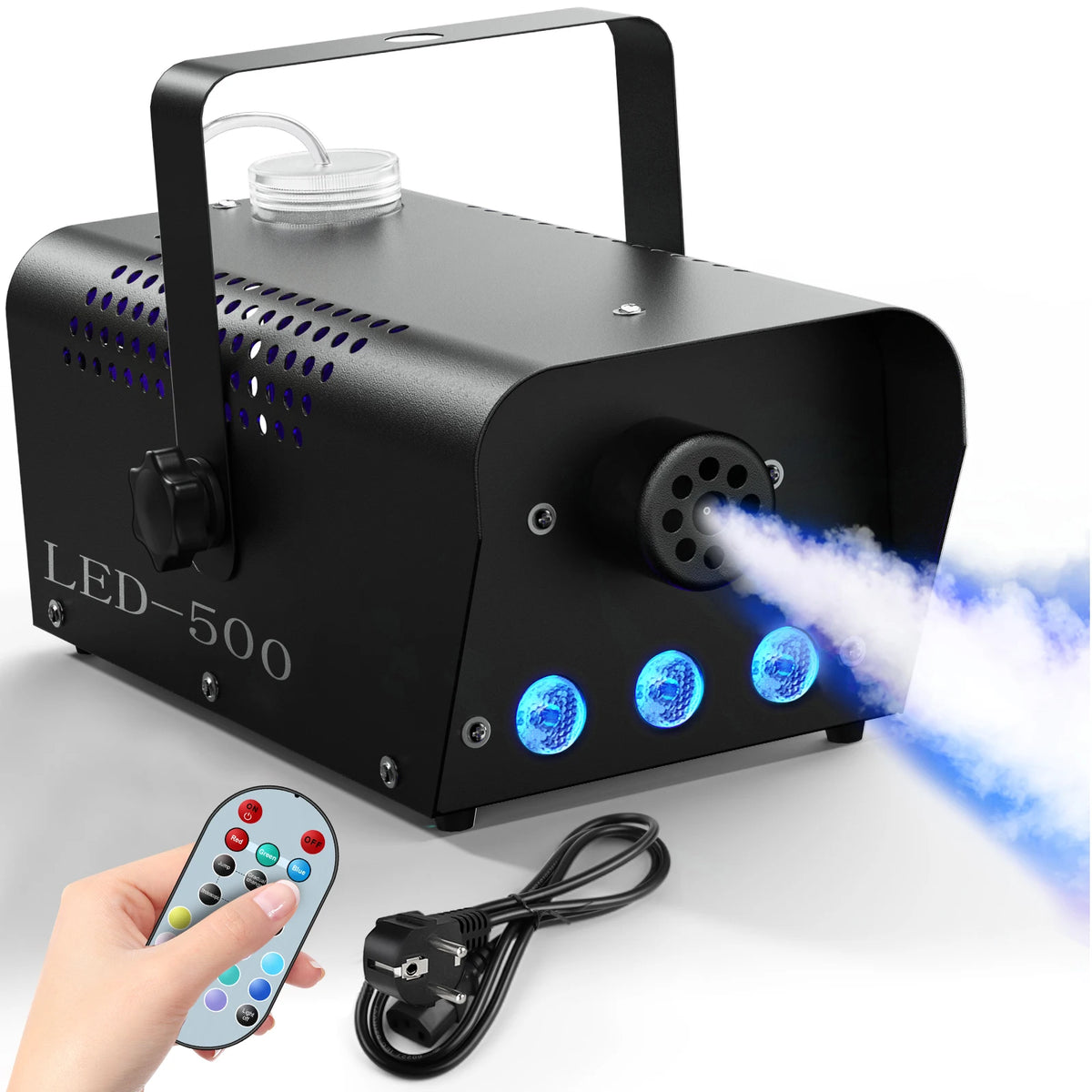 Machine à fumée 500 W LED RGB
