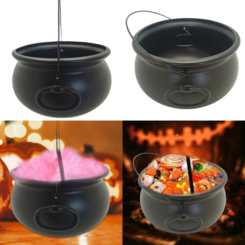 Chaudron de sorcière noir 32 cm – Halloween