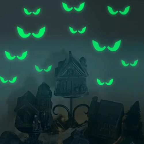 Autocollants lumineux Halloween pour fenêtre