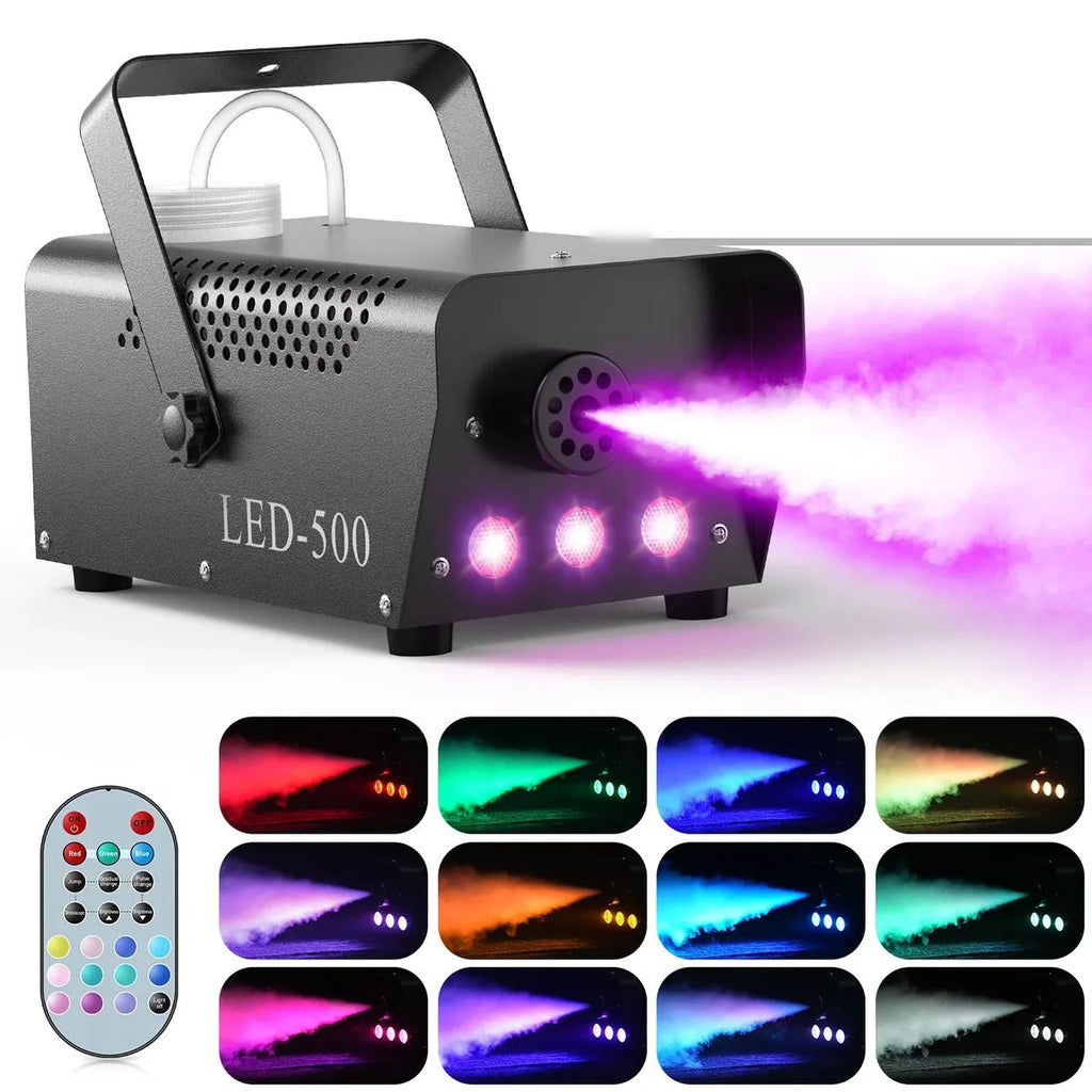 Télécommande de la machine à fumée et les 12 couleurs de fumée possibles